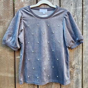 Rockets of Awesome Pearl Studded Shirt - Size 10 NWT